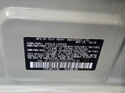 2016 Subaru Crosstrek Premium