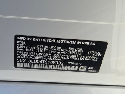 2026 BMW X5 SDRIVE40I