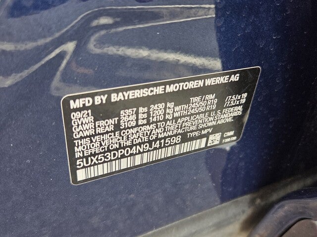 2022 BMW X3 xDrive30i xDrive30i