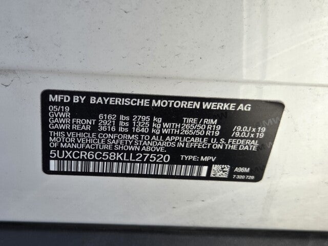 2019 BMW X5 xDrive40i xDrive40i