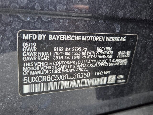 2019 BMW X5 xDrive40i xDrive40i