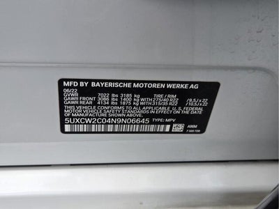 2022 BMW X7 xDrive40i xDrive40i