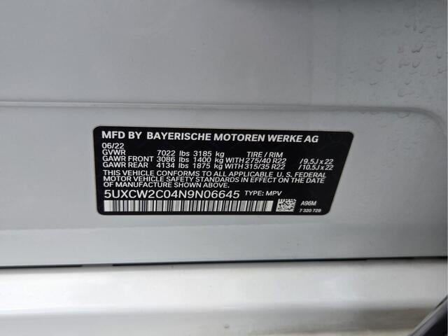 2022 BMW X7 xDrive40i xDrive40i