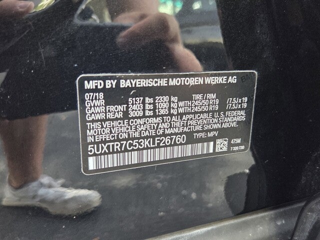 2019 BMW X3 sDrive30i sDrive30i