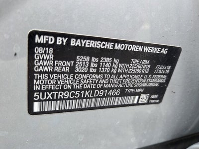 2019 BMW X3 xDrive30i xDrive30i