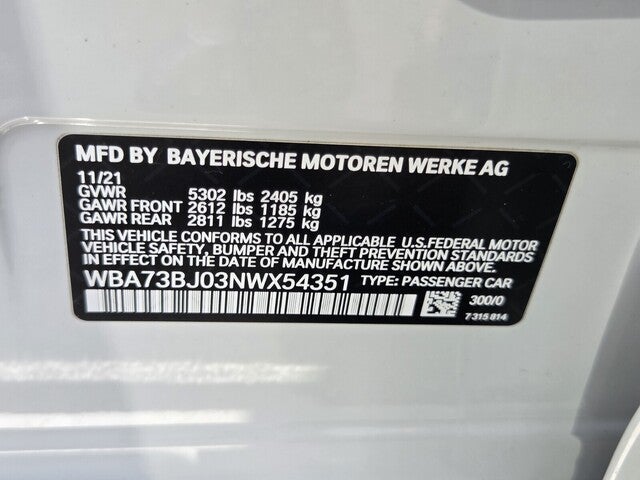 2022 BMW 540i xDrive 540i xDrive