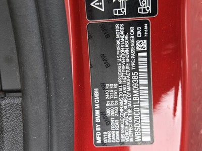 2020 BMW M8 Convertible Base