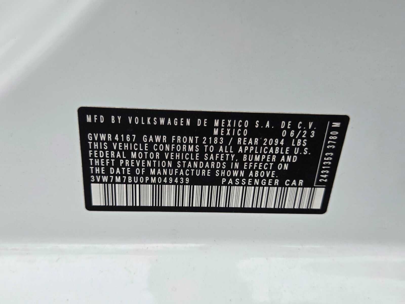 2023 Volkswagen Jetta SE