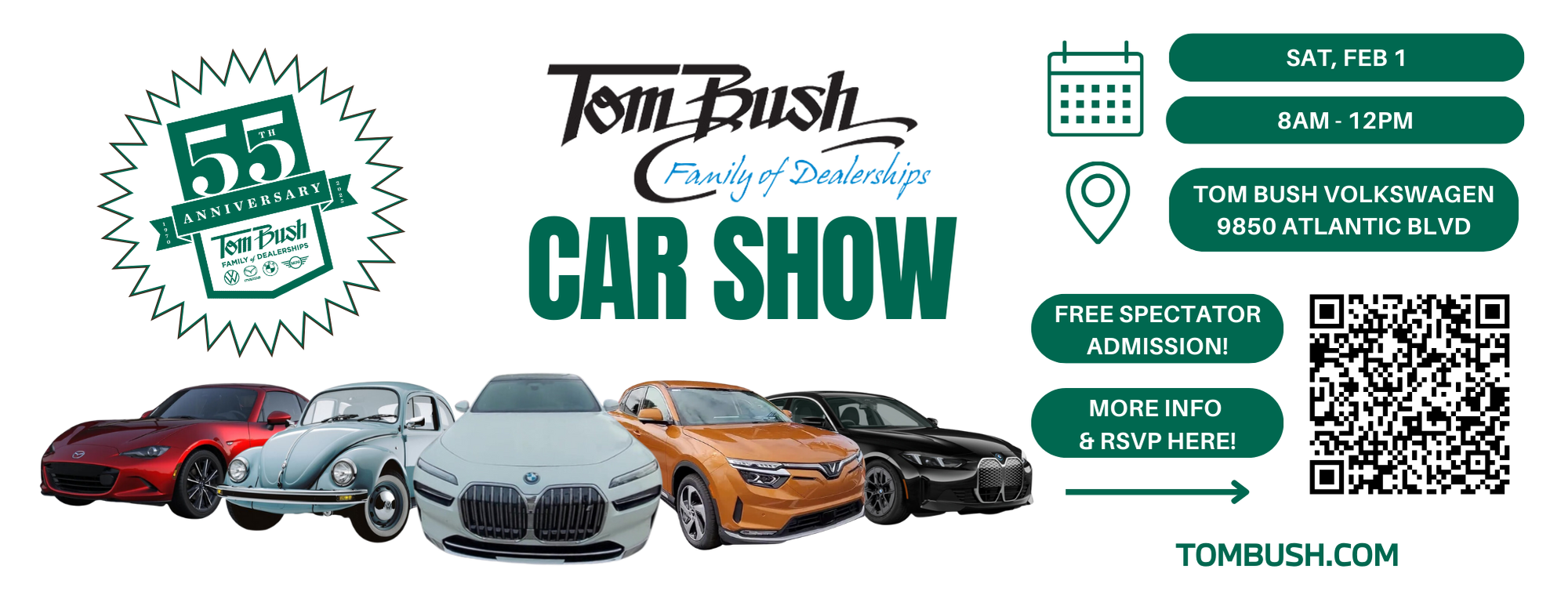 Tom Bush 55th Anniversary Car Show